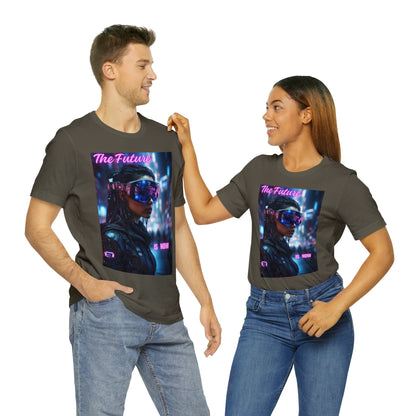 The Future Is Now | Anime Gift | Fantasy Girl |Cyberpunk | Sci Fi | Futuristic | HD Graphics | Unisex | Men's | Women's | Tee | T-Shirt