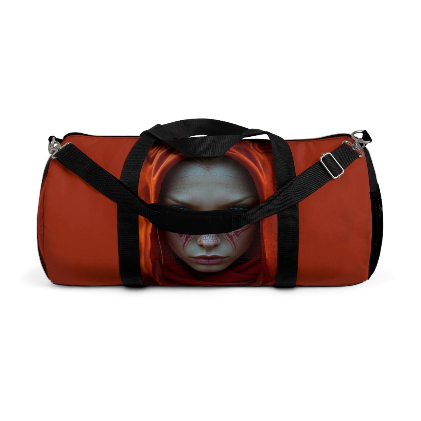 Mystical Face Duffel Bag - Unique Travel Bag with Bold Design