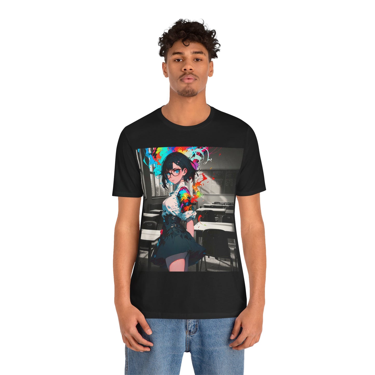 Back 2 Schoolgirl  | Anime | Mixed Medium | Unisex | Men's | Women's | Tee | T-Shirt