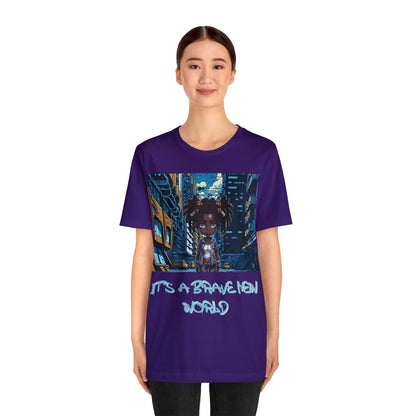 Brave New World | Black Girl Magic | Anime | HD Graphic | Trendy | Artwork |  Unisex | Men's | Women's | Tee | T-Shirt