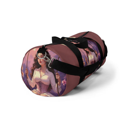 Garden Muse Duffel Bag - Elegant Artwork for Travel & Gym