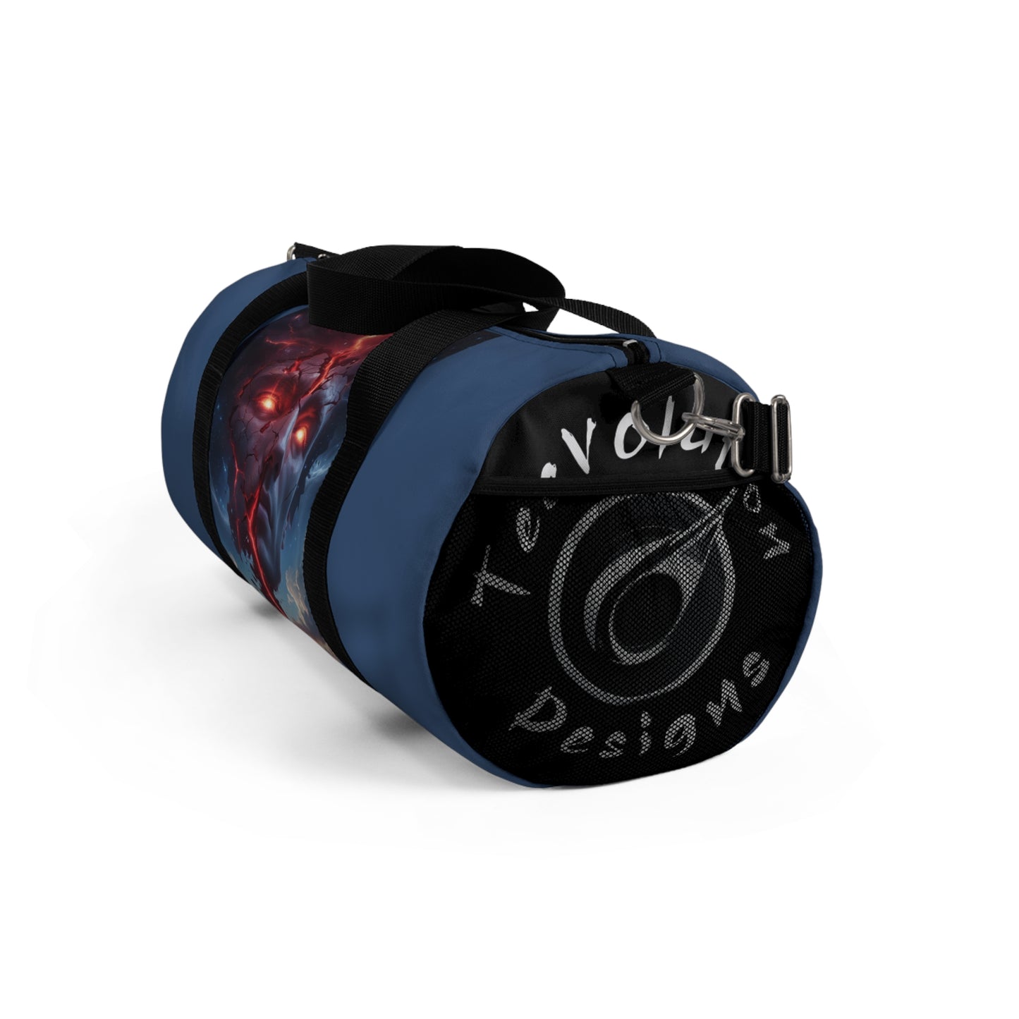 Bold Artwork Duffel Bag - Gym & Travel Tote with Sci-Fi Design