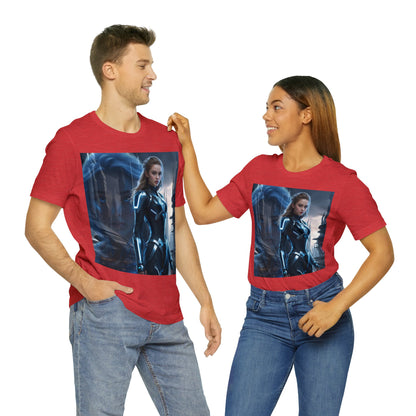 The Allure of Tomorrow | HD Graphic | Sci-Fi | Fantasy Girl | Tech Glam | Digital Beauty | Unisex | Men's | Women's | Tee | T-Shirt