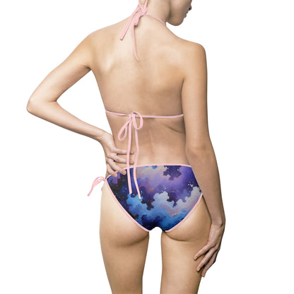 Cosmic Dreams Women's Bikini Swimsuit - Trendy Beachwear for Summer Fun