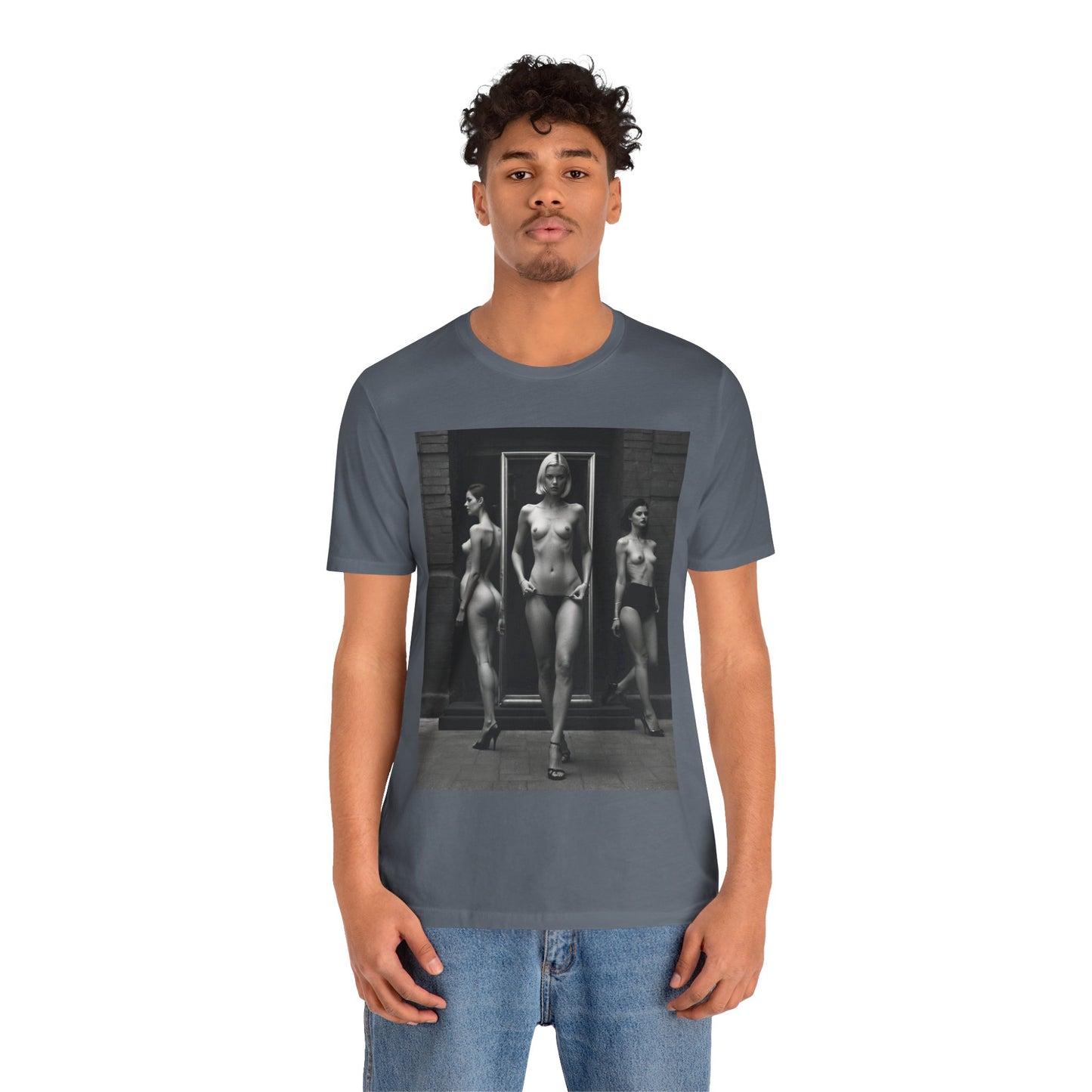 Black And White Beauties | Photorealism | Art | Nudes| Models | Fashion | HD Graphics | Unisex | Men's | Women's | Tee | T-Shirt