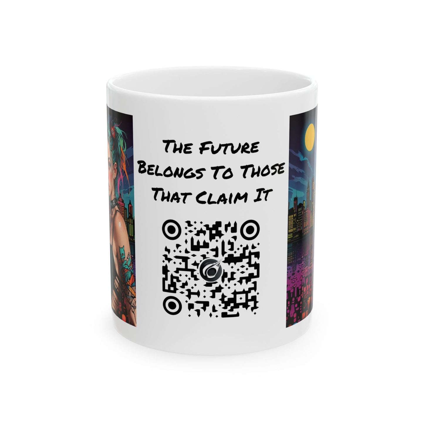 Cyberpunk Princess | Pastel | Cyberpunk | Coffee |  Tea |  Hot Chocolate | 11oz