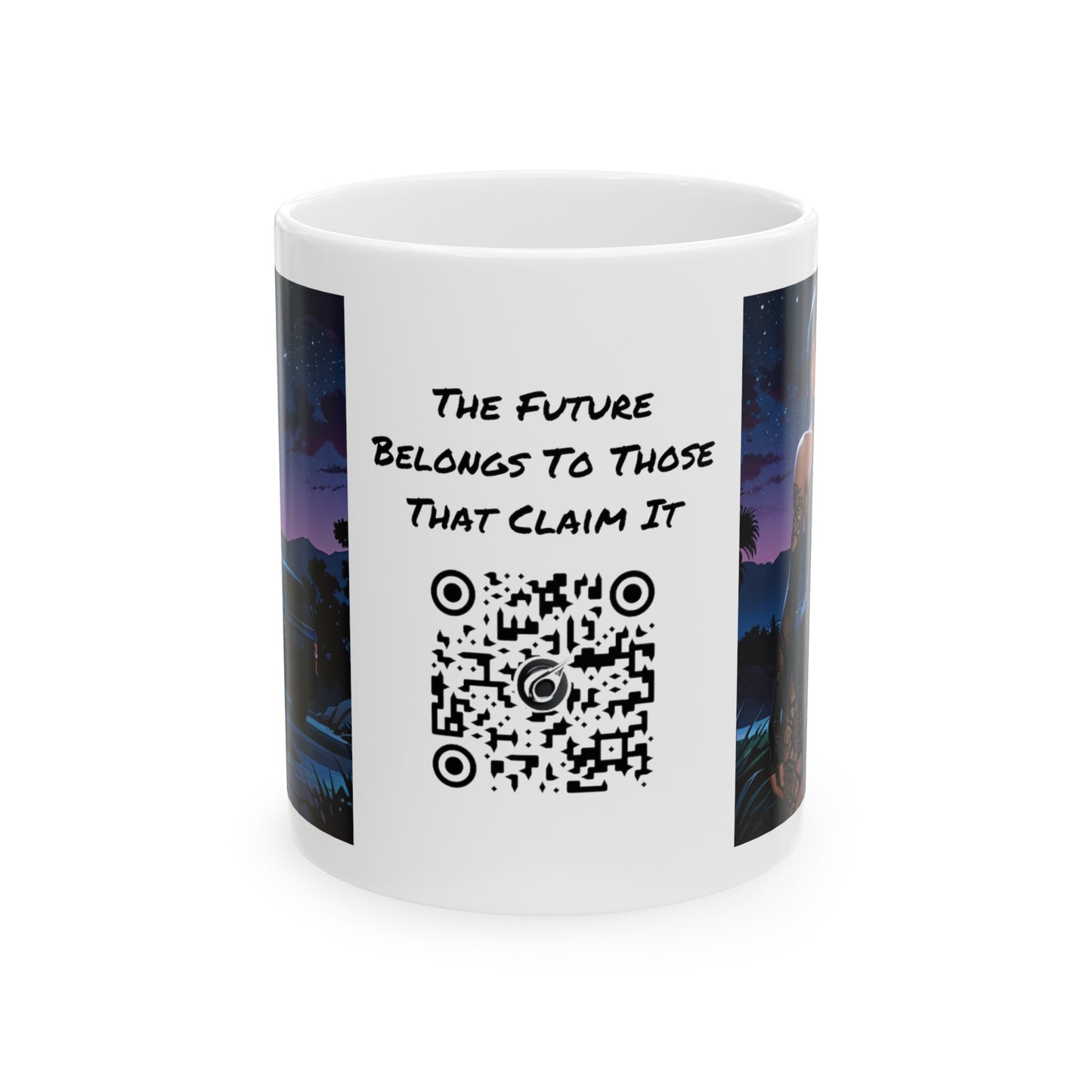 Elegance | HD Graphic | Little Black Dress | Coffee | Tea | Hot Chocolate | 11oz | White Mug