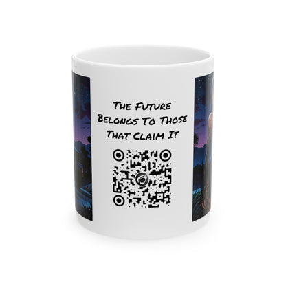 Elegance | HD Graphic | Little Black Dress | Coffee | Tea | Hot Chocolate | 11oz | White Mug
