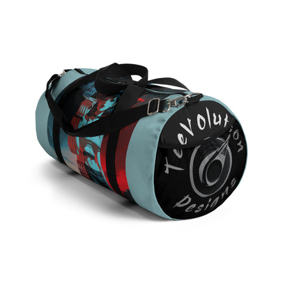Transcend Fear Duffel Bag - Bold Graphic Design for Travel and Gym